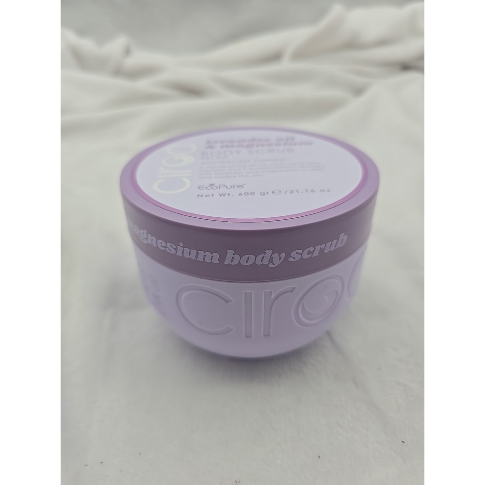 Ciroa Lavender & Kakadu Plum‎ Body Scrub Relax Nourish Silicone Free  21.2 oz